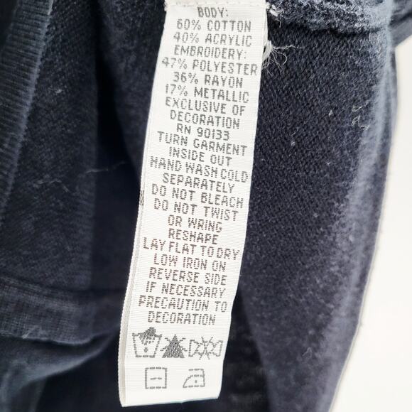 Vtg Bob Mackie Wearable Art Embellished Sequin Black Knit Cardigan Women’s Sz M - Picture 5 of 6